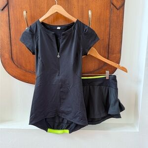 Lululemon Cycle Top 4 skirt 6